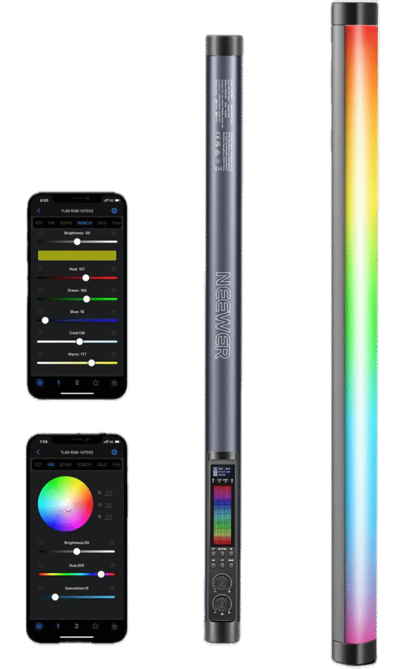 NEEWER TL60 20W Stick Lumineux RGB 60cm